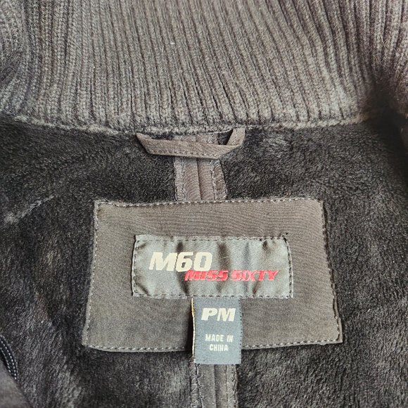 Miss Sixty 90s Vintage Black Coat w/Belt, M - Picture 12 of 13